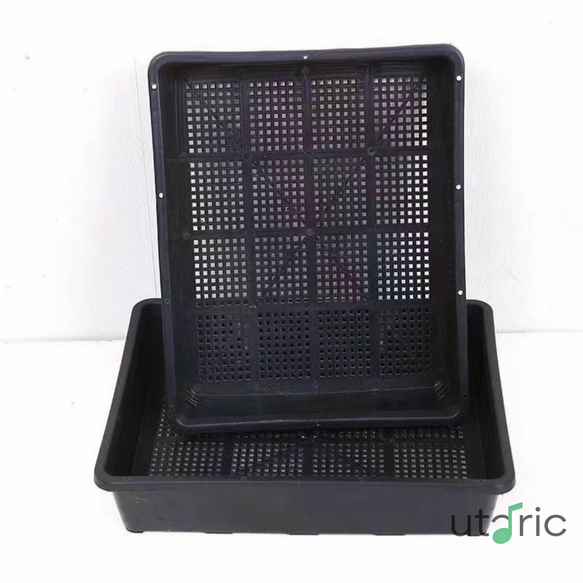 苗トレー育苗ポットイ育苗箱 苗床 トレイ稚苗用苗箱 プラスチックプラントトレイ ガーデン苗スターター..