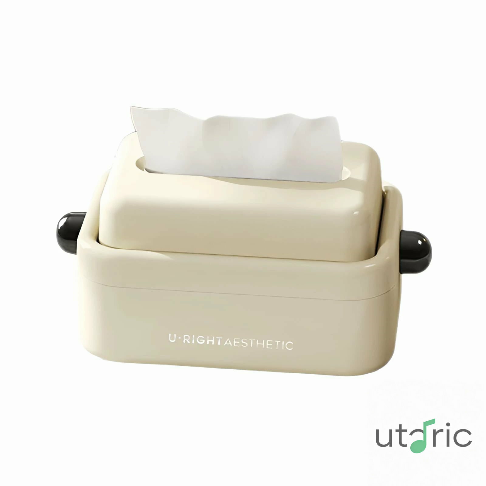 スプリングリフティング ティッシュボックス 収納ボックス 滑り止め付 大容量 おしゃれ 家庭用 リビング キッチン 浴室 オフィス 片手で簡単 北欧風