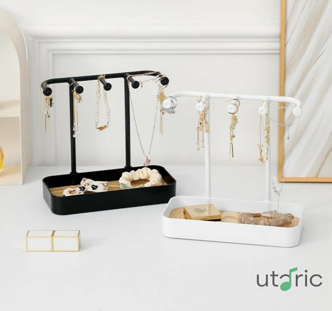 【】アクセサリーオフィス玄関デスク収納ボックス寮テーブルキーオーガナイザーハンガー家庭用家具ドア (ホワイト+ブラック)