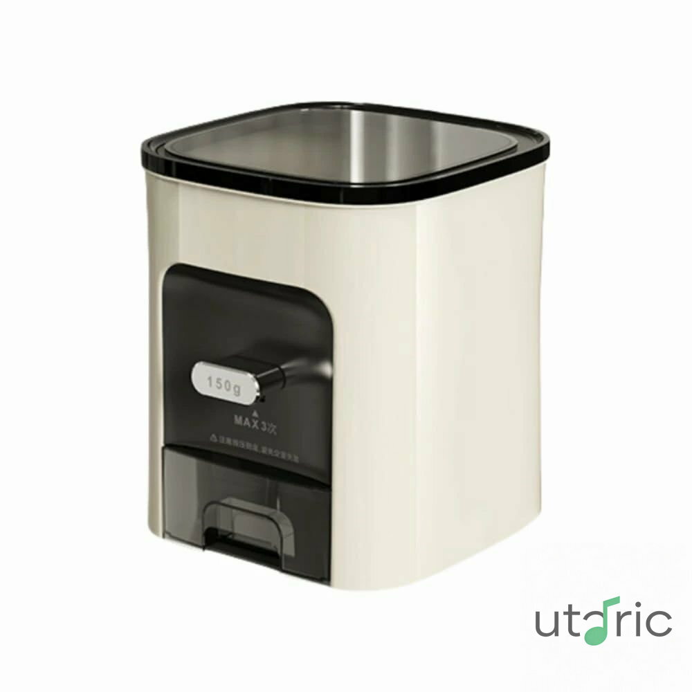 乐天商城 - キャビネット米バケツ定量米家庭用防虫防湿密封米箱食品グレード米貯蔵箱米瓶 (グリーン【10kg】)