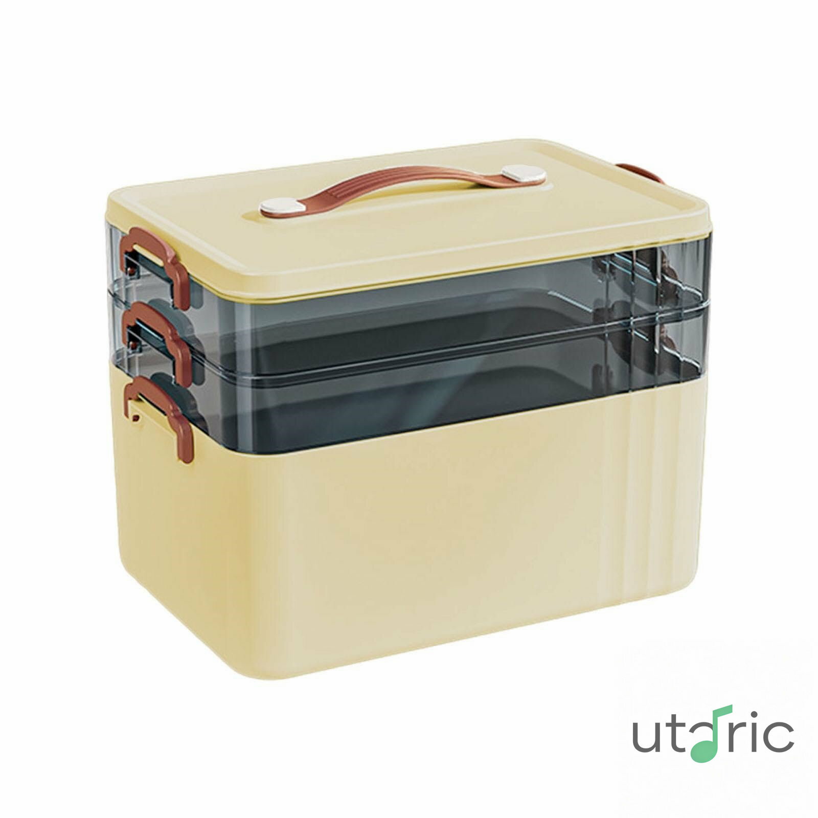 緊急用収納ボックスコンテナ シンプル 多目的 防塵 医療用品オーガナイ...(3.0)