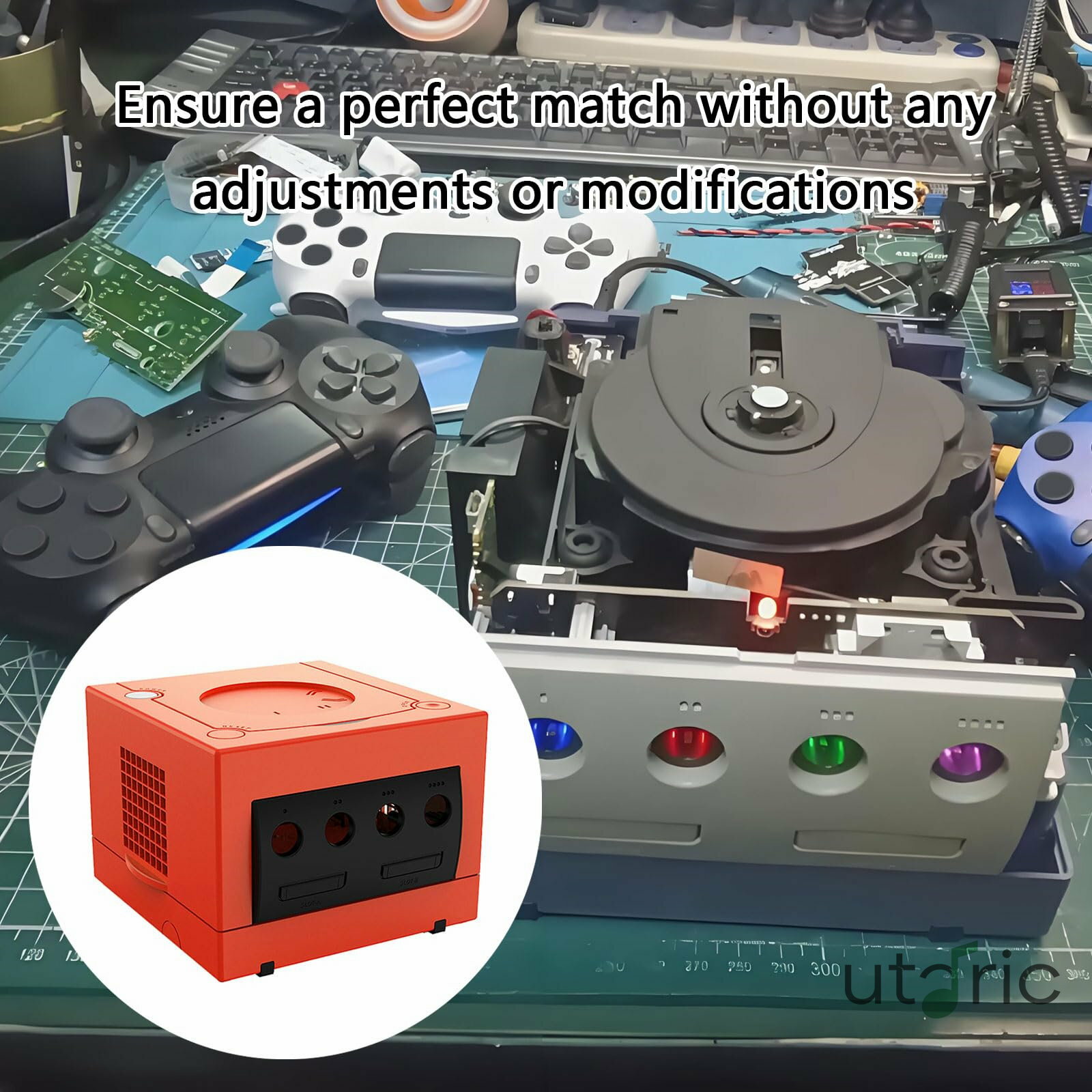 乐天商城 - 衝撃プルーフシェルは、dol-001/dol-101ゲームコンソールゲーミングアクセサリー交換ボックスの耐性ケースシェルに衝撃を与えます