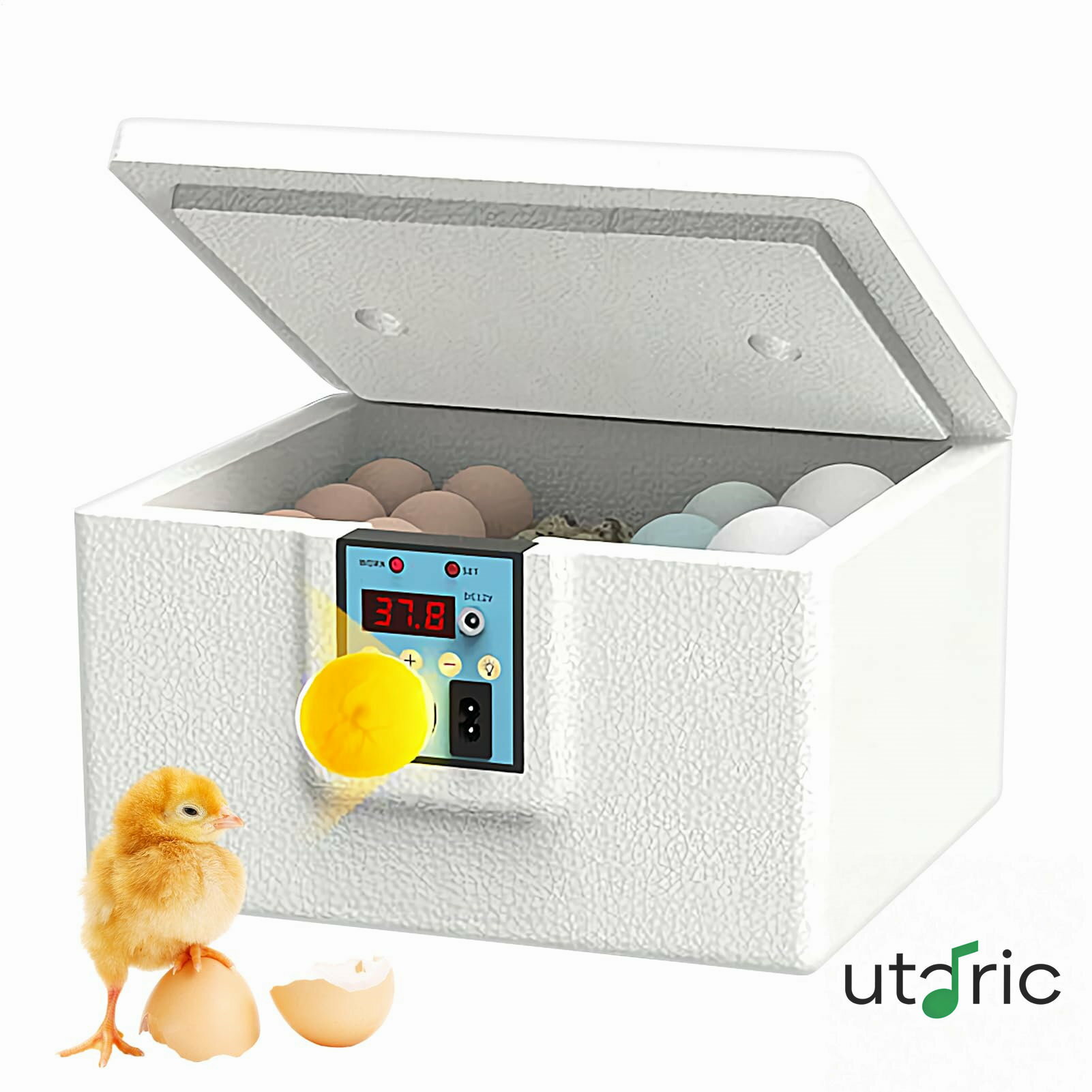 家禽孵卵器 | アヒル 育雛 保温 ボックス タッチ コントロール 自動 家禽 育雛 器 小規模 農場 孵卵 用