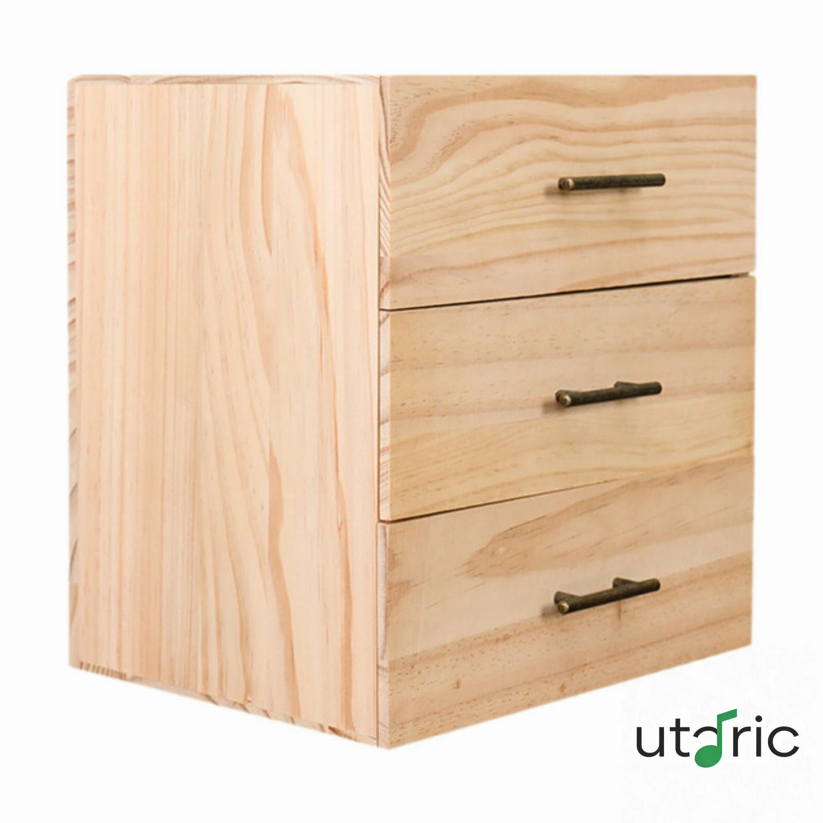 フレグランスオーガナイザー エッセンシャルオイルボックス 旅行用 3つの引き出し 木製マニキュア容器 90本収納可能 エッセンシャルオイル引き出し