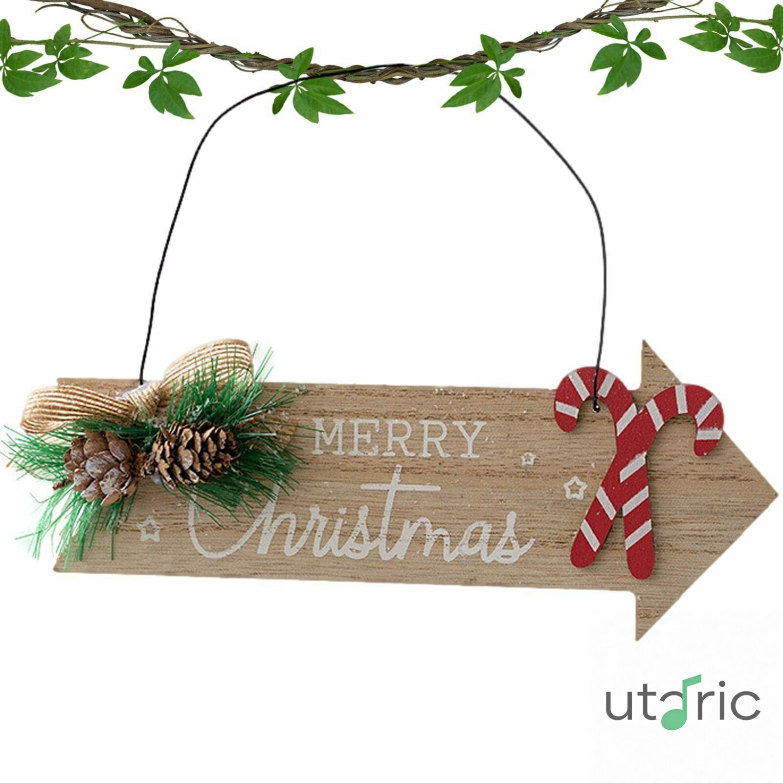 Other - メリークリスマスウッドサイン - 写真 メリークリスマスウッドサイン新年のクリスマス ツリーの装飾 | 家、屋外の壁、ドアの装飾のためのクリスマスの引用パーティーの装飾