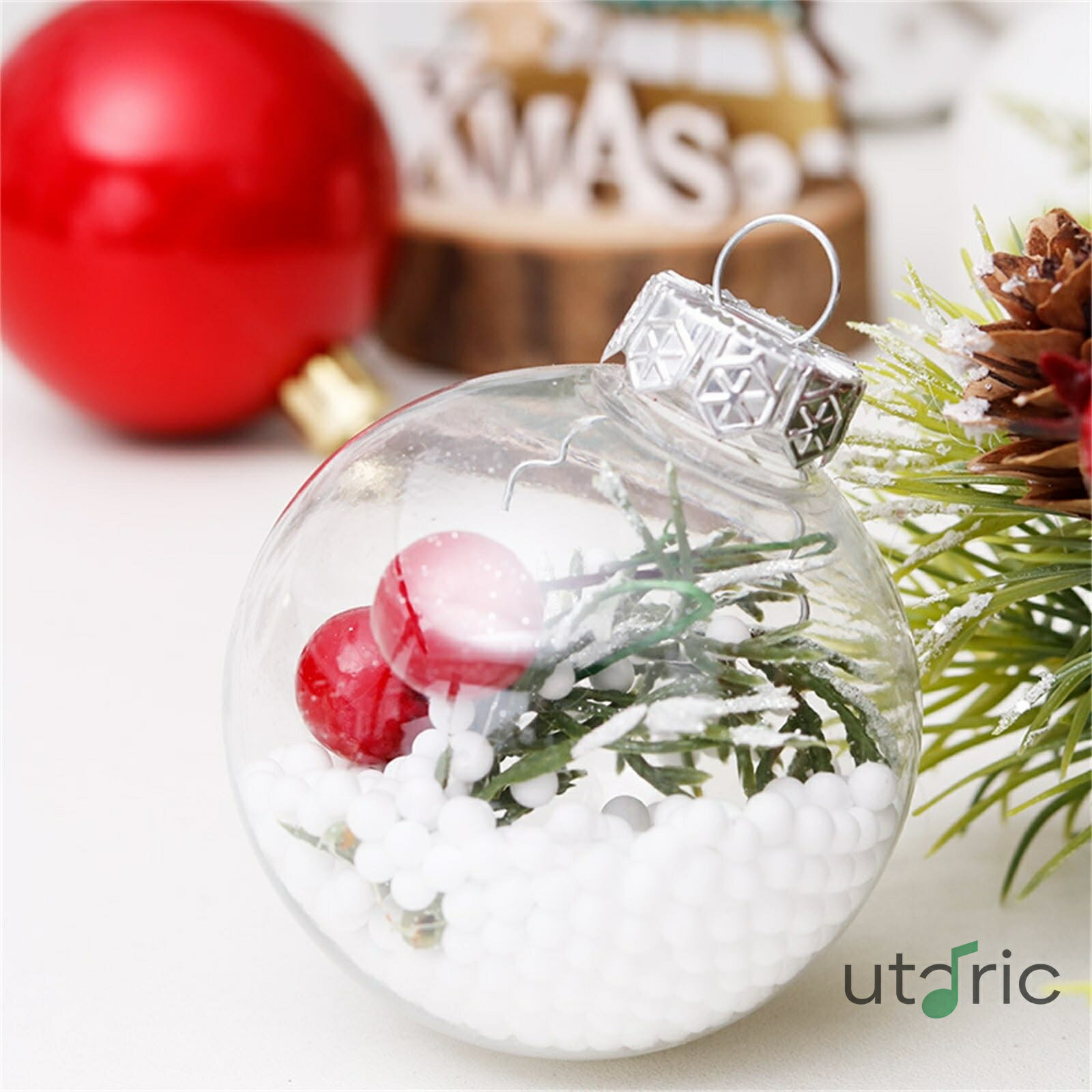 Rakuten - クリスマスボール クリスマスデコレーション 6cm/30個 クリスマスボールセット 部屋 喫茶店 店舗 家庭