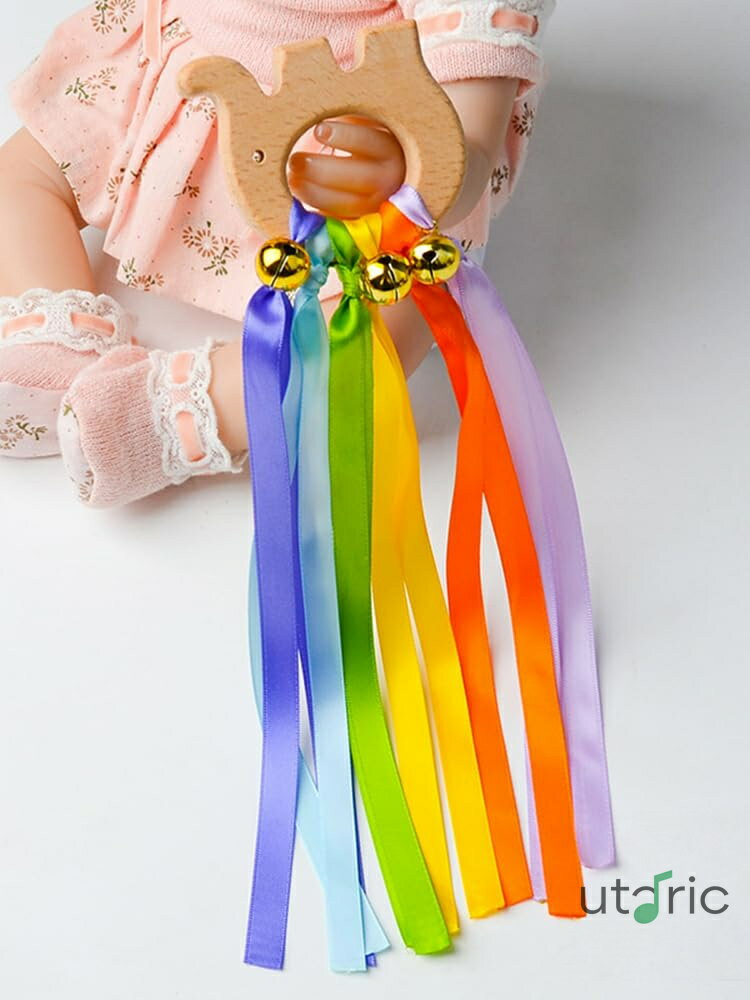 がらがら 赤ちゃん おもちゃ 木製 男の子 女の子 指先訓練 指先遊び 集中力 色認識 指先トレーニング おもちゃ発育 クリスマスプレゼント 知育玩具 歯が生える 玩具 新生児 ガム 感覚おもちゃ 誤飲対策 水洗可能