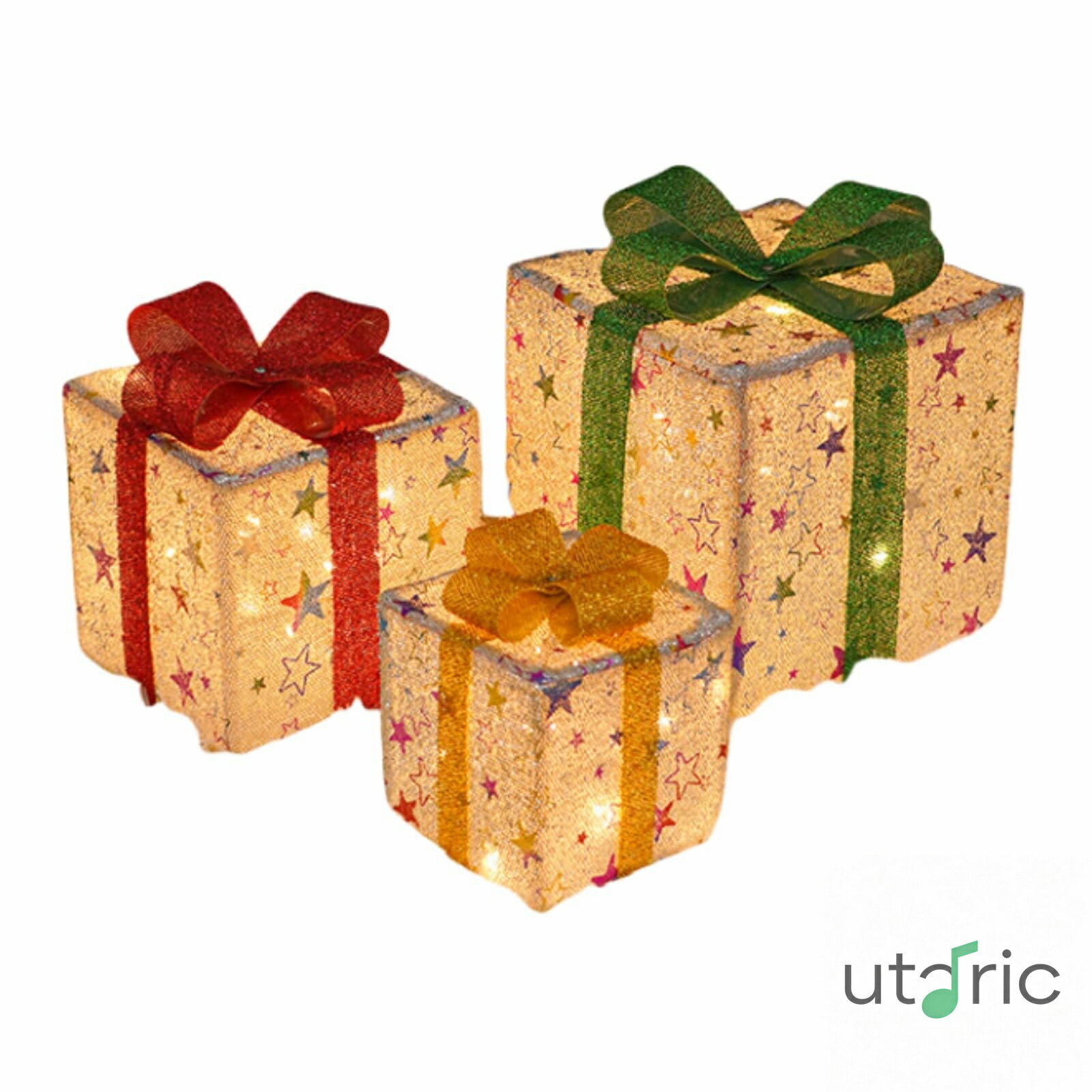 クリスマスギフトボックスライト クリスマスオーナメント クリスマスイルミネーション イルミネーショ..