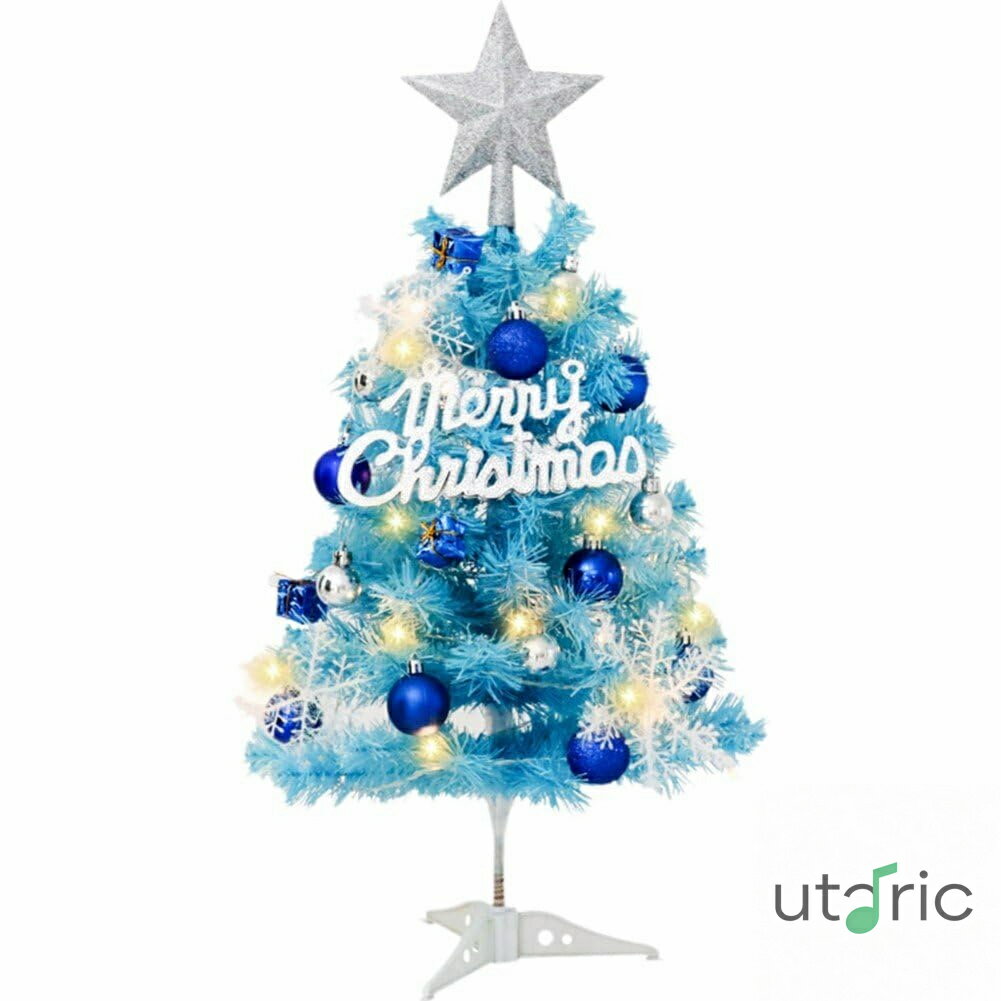乐天商城 - 小さなクリスマスツリー 人工 トーナメント ライト付き クリスマス 飾り ホーム デコレーション 卓上 置物 パーティー