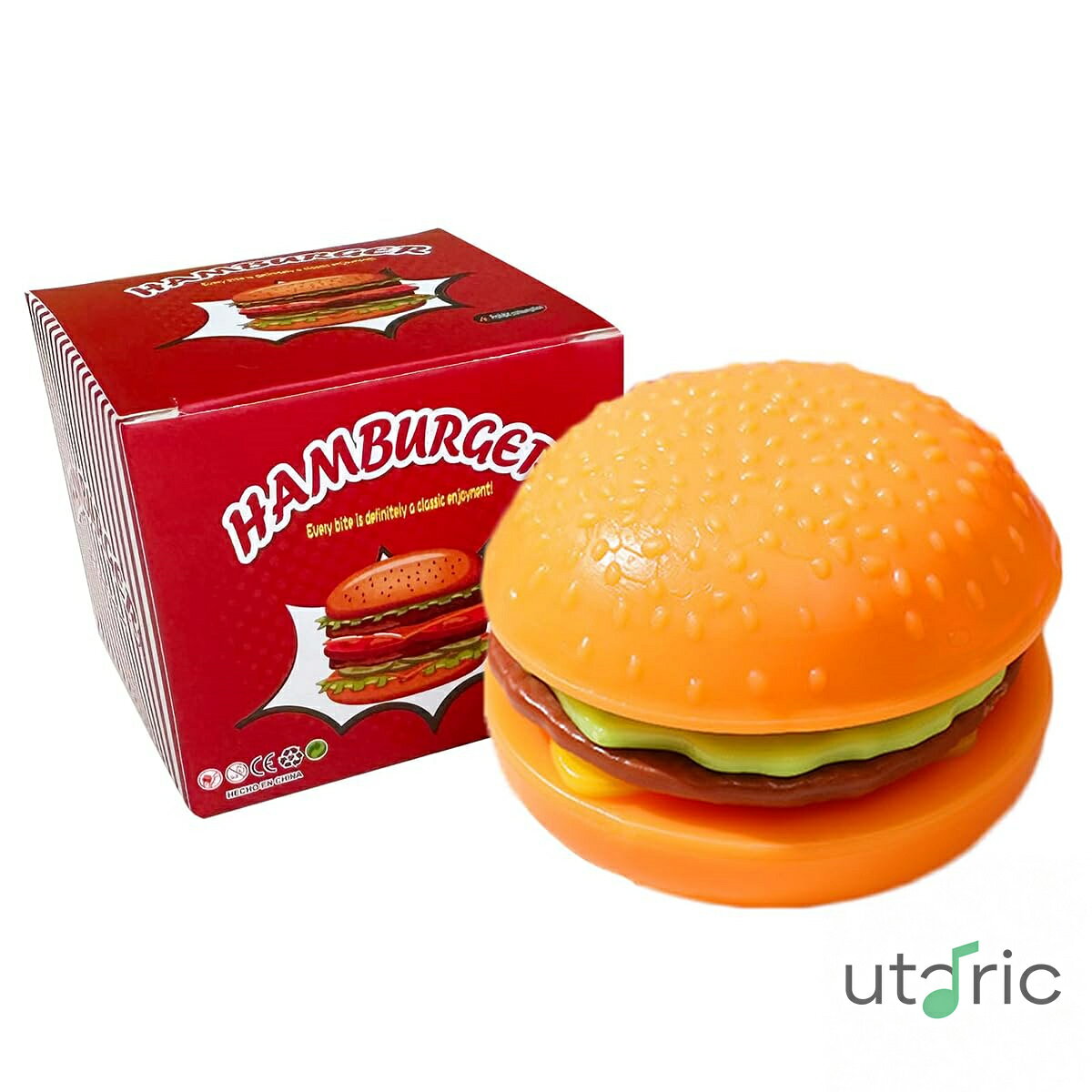 スクイーズ ストレス解消グッズ 握る おもちゃ ハンバーガー かわいい 暇つぶし 食べ物 取り外し可能 低反発 柔らかい お祭り クリスマス 誕生日プレゼント 贈り物 お祭り景品 癒しグッズ utaric-10016424 utaric サンプル画像2