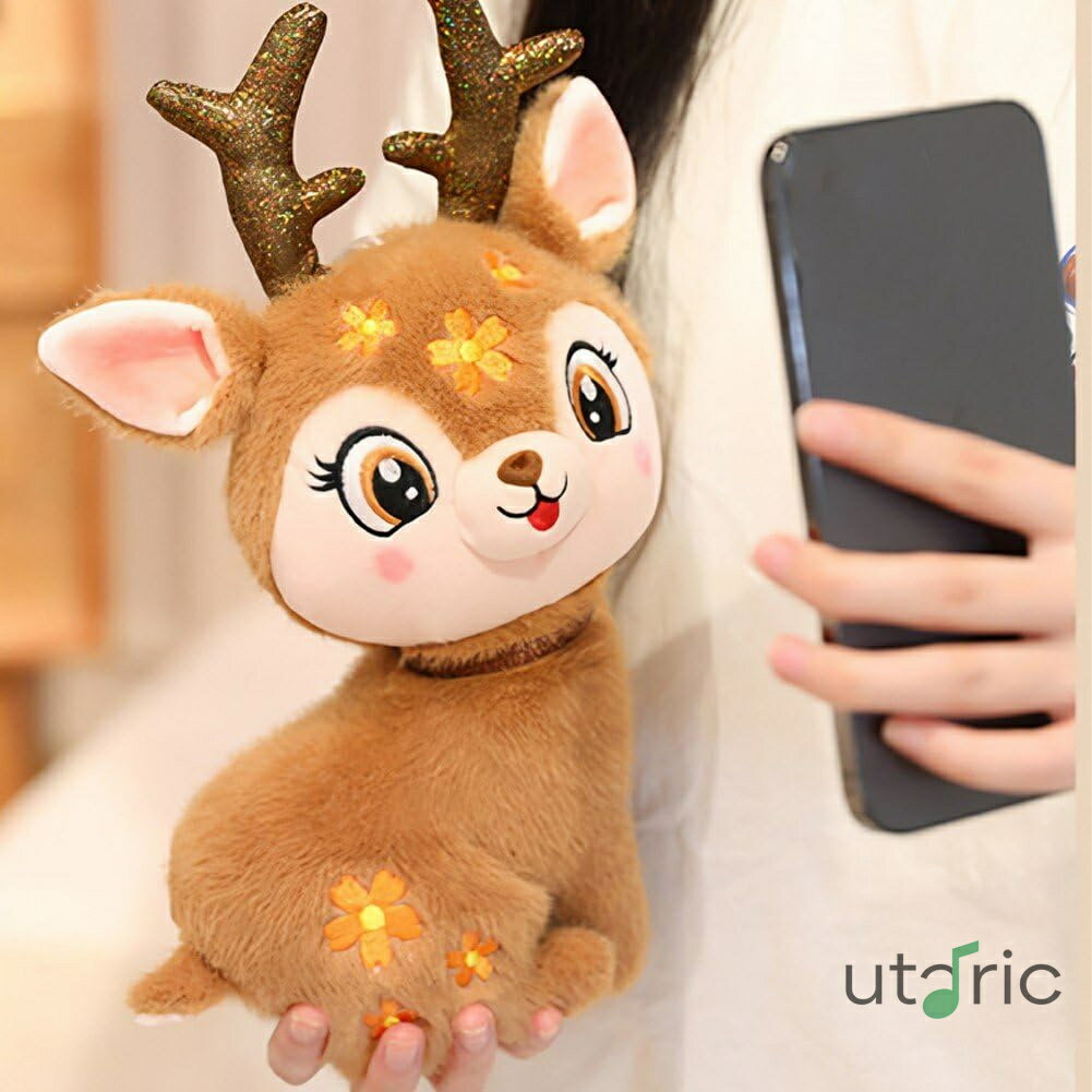 トナカイ ぬいぐるみ 抱き枕 動物 癒し 可愛い おもちゃ 装飾 クリスマス プレゼント ギフト 贈り物 30cm