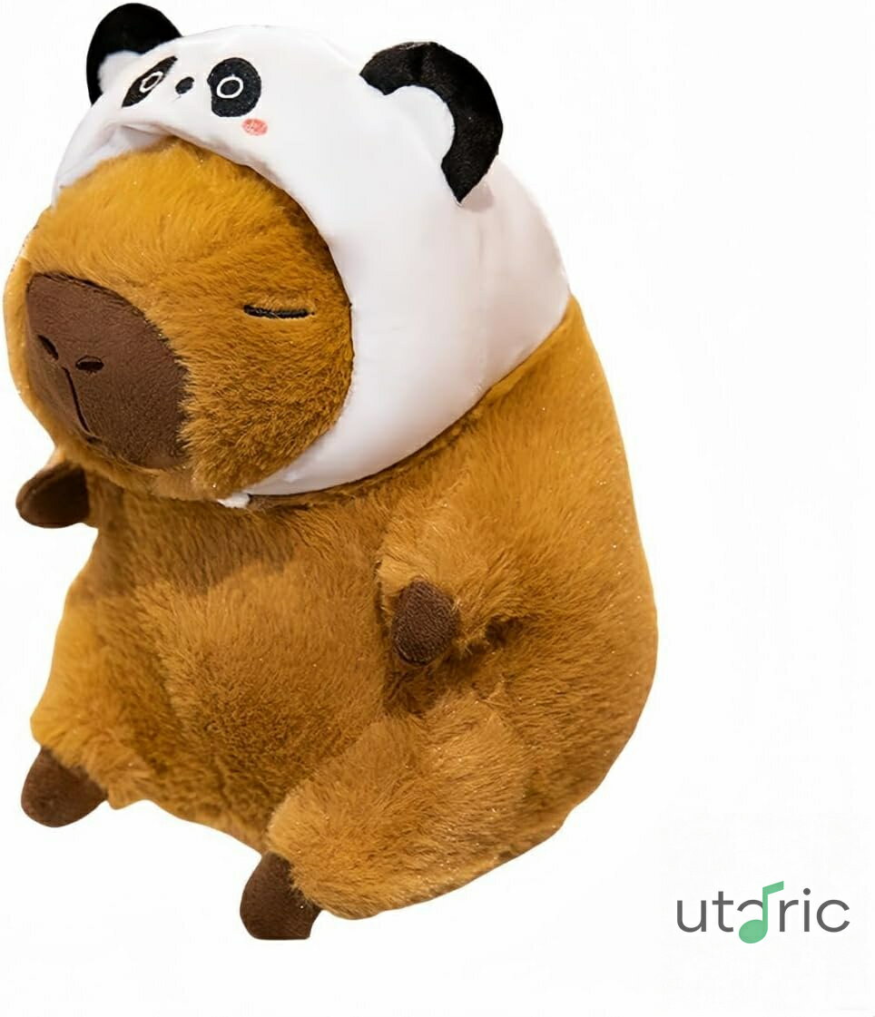 Rakuten - ぬいぐるみ カピバラ 動物のぬいぐるみ ポータブルカピバラ 肌に優しい カピバラのぬいぐるみ もちもち カピバラ 抱き枕 かわいい 癒し 誕生日 クリスマス プレゼント (L Bパンダフグです)