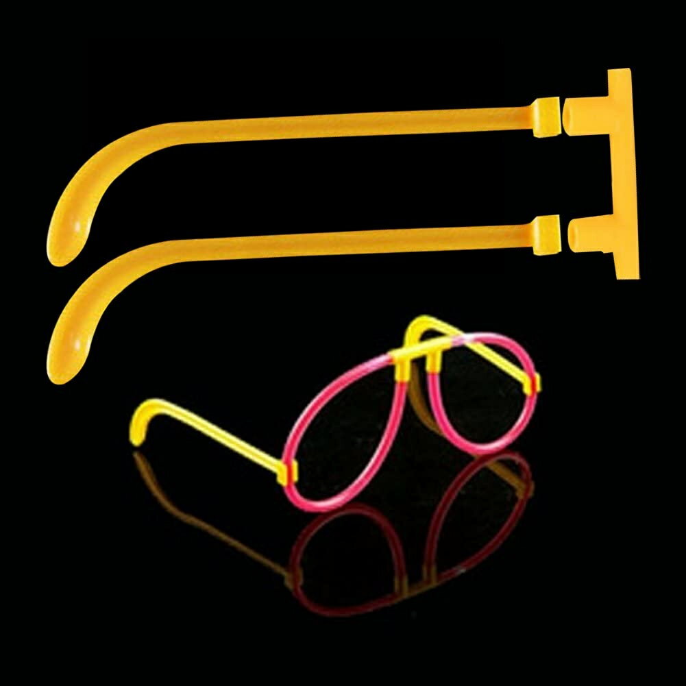 メガネフレーム 光るメガネ パーティーメガネ 5個セット おもしろ アクセサリー クリスマス 新年 パーティー お祭り 撮影用小道具(光る棒なし)