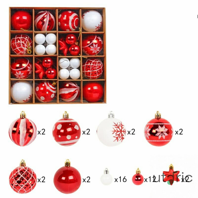 乐天商城 - クリスマスボール クリスマス オーナメント ボール 飾り クリスマスツリー飾り 北欧風 可愛い おしゃれ キラキラ ボール飾り新年 イベント パーティー 家庭飾り用 クリスマスツリー飾り 部屋 店舗 クリスマスデコレーション (10)