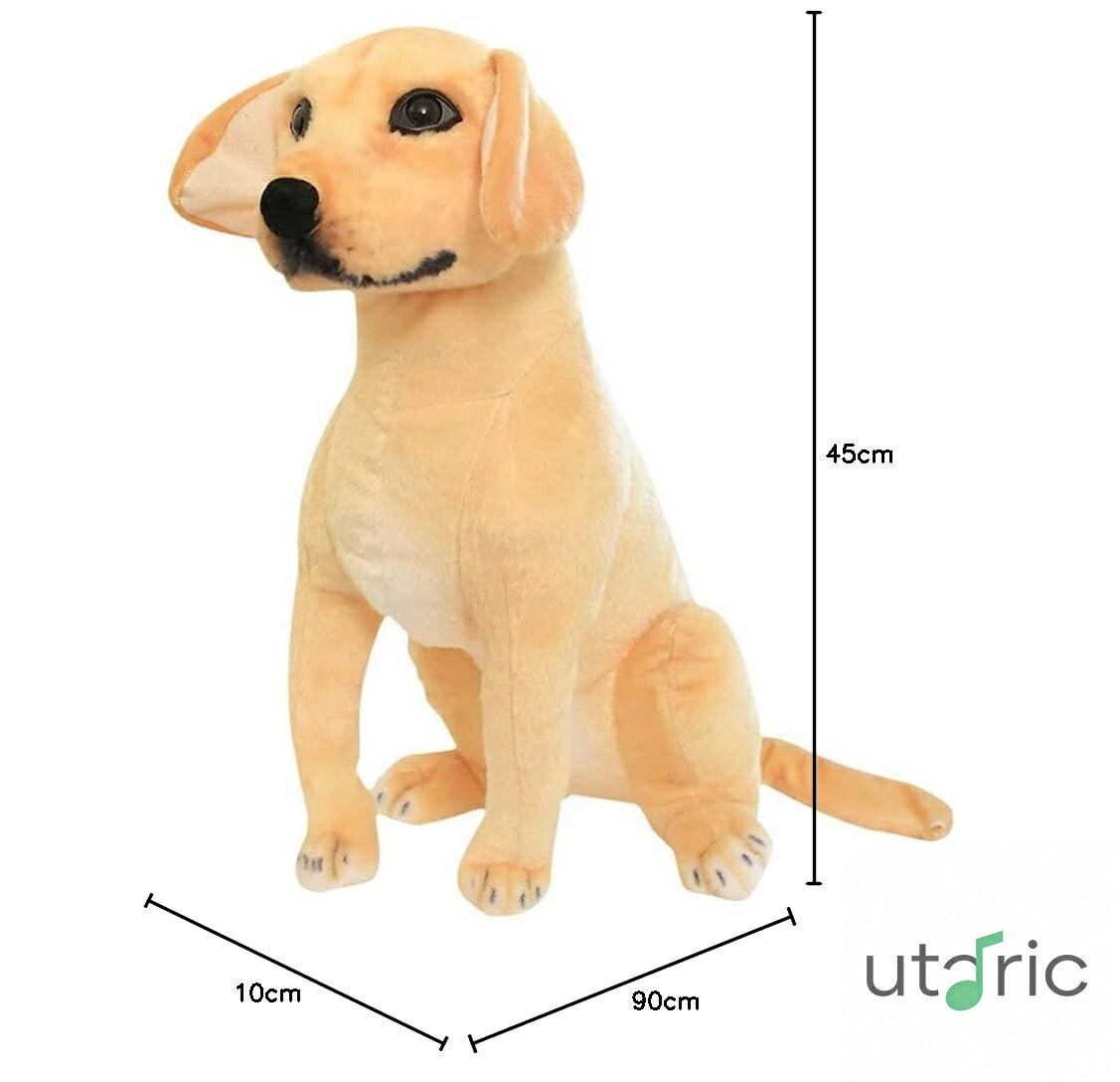ゴールデンレトリバー ぬいぐるみ 犬 抱き枕 装飾品 安眠 ギフト カーキ 75cm 特大 クリスマスプレゼント 癒し系 子供 室内装飾 人形 かわいい (75cm 座っている) utaric-10017045 utaric サンプル画像3