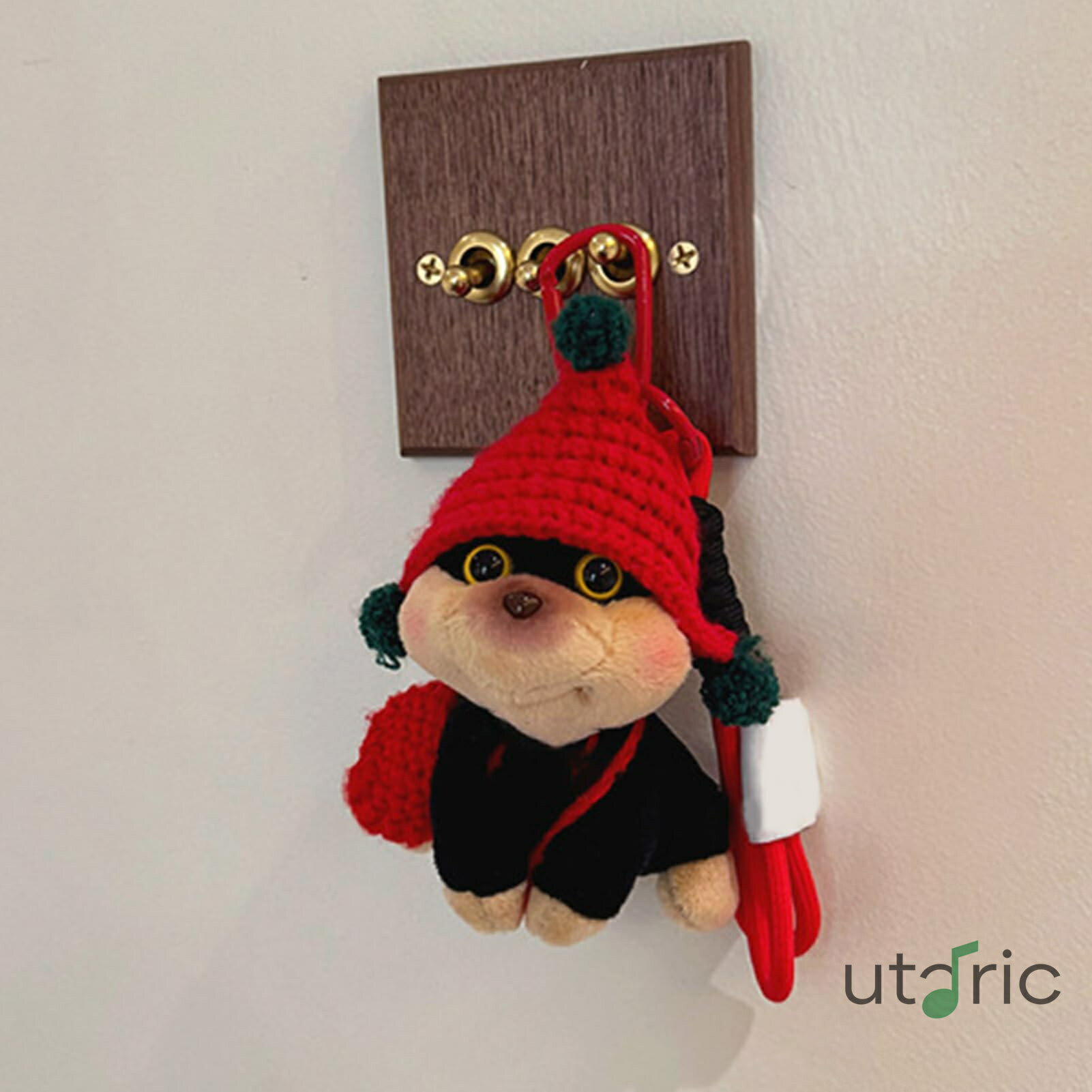 財布チャーム - 愛らしいビードッグぬいぐるみ人形バッグペンダント | 子供や大人の誕生日 クリスマス ..