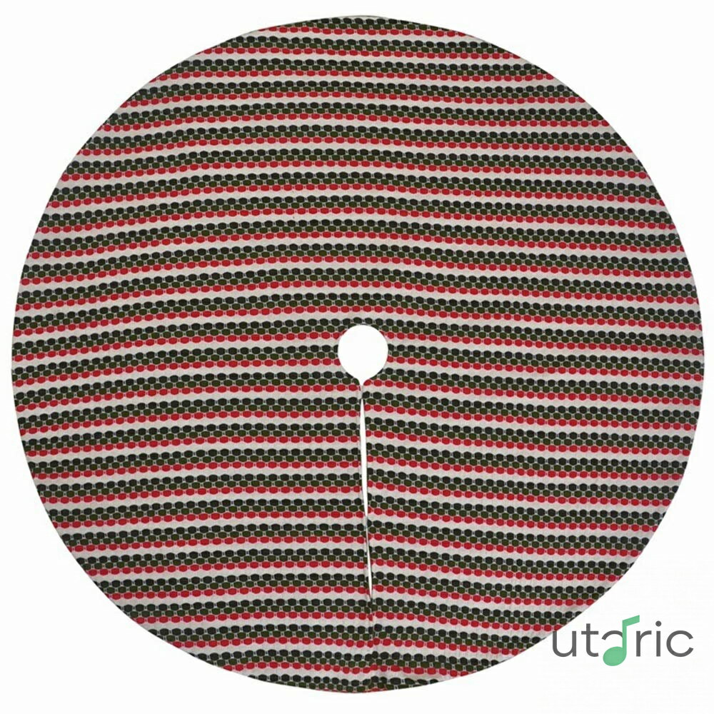 クリスマスツリースカート クリスマスツリーのスカートクリスマスホリデーパーティーデコレーションサーキュラーニット クリスマスツリー 飾り