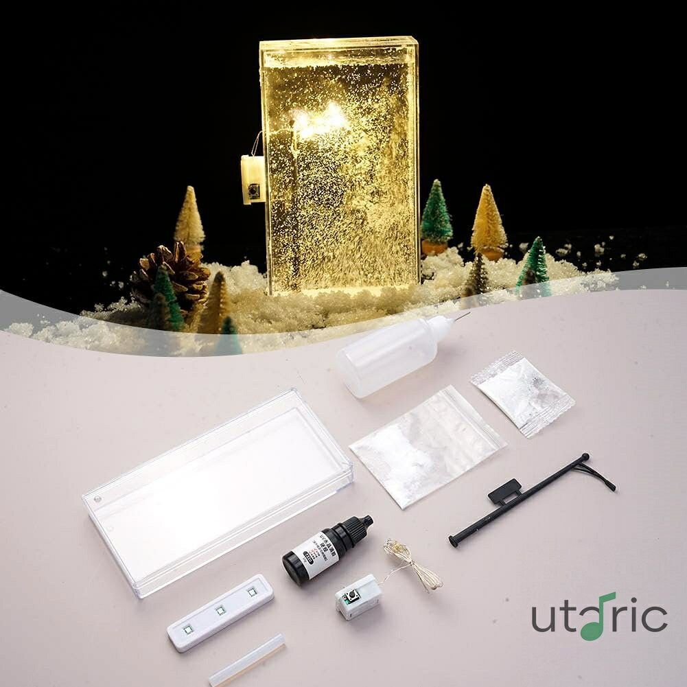 雪景色 ナイトライト 街灯ナイトライト Snow Scene Night Light 雪の街灯ライト 雪だるま 街路灯 DIY 手作り クリスマスライト Snow Lamp Night Light 雪の夜のランプの装飾 ナイトライト街灯 クリスマスデコレーション