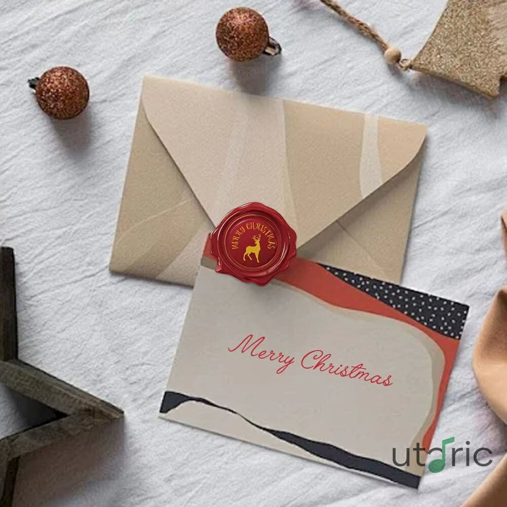 クリスマス シーリングワックス風 シール ステッカーセット 500枚入り 封蝋風 封印シール おしゃれ DIY..