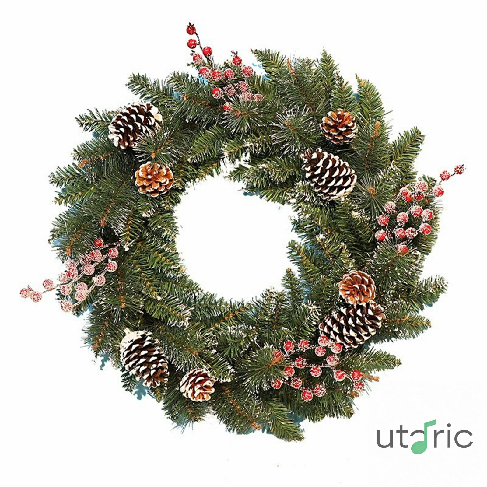 クリスマスリース クリスマス飾り 降る雪のクリスマスリース クリスマスデコレーション リース