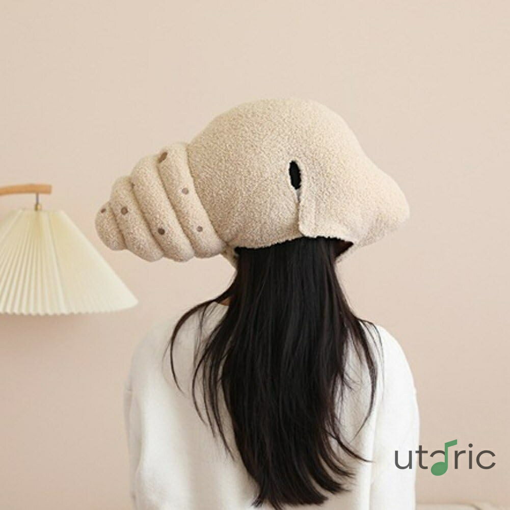 巻貝 サザエ 帽子 キャップ ヘッドピース かぶと コスプレ ヘッドドレス 頭飾り 記念日 クリスマス ハ..