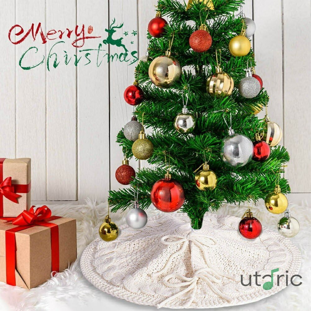 クリスマスツリースカート ニット オーナメント バレンタイン おしゃれ クリスマスツリー デコレーション 赤