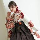 【レンタル】【JAPAN STYLE×中村里砂 袴 17点セット 赤の華玉 日本製】 二尺袖着物 はかま フルセット 卒業式 大学生 専門学生 レディース 女性...