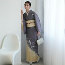 【レンタル 訪問着20点フルセット 灰紫とイエローベージュのぼかしに流れる刺繍の蔦葛】訪問着 結婚式 ゲスト 卒業式 お茶会 食事会 入学式 フォーマル お宮参り 七五三 観劇 祝賀会 女性 着物 母親 着物&袋帯 西陣織袋帯 フルセット 安い 新品足袋プレゼント 往復送料無料