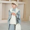 【レンタル】七五三 着物 3歳 男の子utatane フルセット ペイズリー 被布セット オフ白系 子供 キッズくすみブルー 水色 三つ身 お祝い着 三歳 三才...