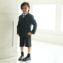 【レンタル】キッズスーツ Petite Toile 110-130cm スーツ 6点セット 110 120 130 無地 男児 男の子 黒系 子供 kids ブラック ピンストライプ ストライプシャツ フォーマル こどもスーツ 靴 入学式 卒園式 七五三 結婚式 発表会 貸衣装 往復送料無料