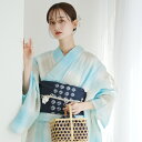 【9%OFF】【utatane 本麻 近江縮浴衣+清江絞り 有松染め兵児帯 3点セット 水色格子】特選シリーズ 伝統工芸 希少 一生もの フリーサイズ 浴衣セット(ゆかた・帯・下駄)ですぐお出かけ 夏着物