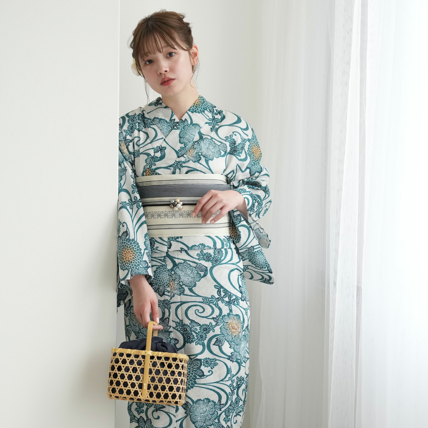 楽天市場】浴衣 綿絽(浴衣セット|和服):レディース 楽天市場】浴衣 綿絽(浴衣セット|和服):レディース