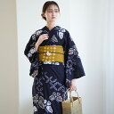 【utatane 有松絞り 浴衣3点セット 絞り 名桐商店/ 染色 北條染工/生地 知多木綿 濃紺に蝶】極み 伝統工芸 日本製 国産 国内縫製 手縫い併用 希少...