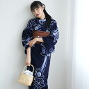 【utatane 有松絞り 浴衣3点セット 絞り 名桐商店/ 染色 北條染工/生地 知多木綿 巻き上げ入り縫い絞り 流れる椿 紺】極み 伝統工芸 日本製 手縫い...
