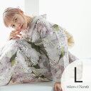 【12％OFF】【utatane 高級変わり織 浴衣3点セット ラベンダーに咲きこぼれる花】ここでしか買えない昭和初期アンティーク復刻版 トールサイズ（165-175cm）Lサイズ 浴衣セット（ゆかた 帯 下駄）ですぐお出かけ レトロ うたたね 国産生地 国内染色 上質 ブランド