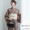 【utatane 高級変わり織 浴衣3点セット ココアと赤茶のあざみ砂嵐】ここでしか買えない昭和初期アンティーク復刻版 ゆったりサイズ(ヒップ約130cm位まで対応)3Lサイズ 浴衣セット(ゆかた・帯・下駄)うたたね 上質 国産生地 国内染色