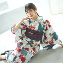 【ニコアンティーク セパレート高級変わり織 二部式浴衣3点セット 青緑の矢絣ジャポネ】みんなと違う浴衣を着よう!個性派きものブランドNicoAntiqueの2025年新作 フリーサイズ 浴衣セット(ゆかた上下・帯・下駄) 大正浪漫 レトロ 国産生地 国内染色 上質