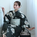 【utatane セパレート高級変わり織 二部式浴衣3点セット 苔色の紫陽花】ここでしか買えない昭和初期アンティーク復刻版 フリーサイズ 浴衣セット(ゆかた上下...