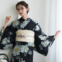 【utatane セパレート高級変わり織 二部式浴衣3点セット 紺地に青白磁の紫陽花】ここでしか買えない昭和初期アンティーク復刻版 フリーサイズ 浴衣セット(ゆかた上下・帯・下駄)ですぐお出かけ 古典レトロ うたたね 国産生地 国内染色 上質