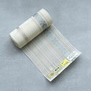 【20%OFF】【utatane×井上絹織 博多織 紗 四寸単帯 正絹 七宝に宝尽くし献上 白×水色】 日本製 国産 本場筑前博多織 博多帯 博多献上 半幅帯 ...