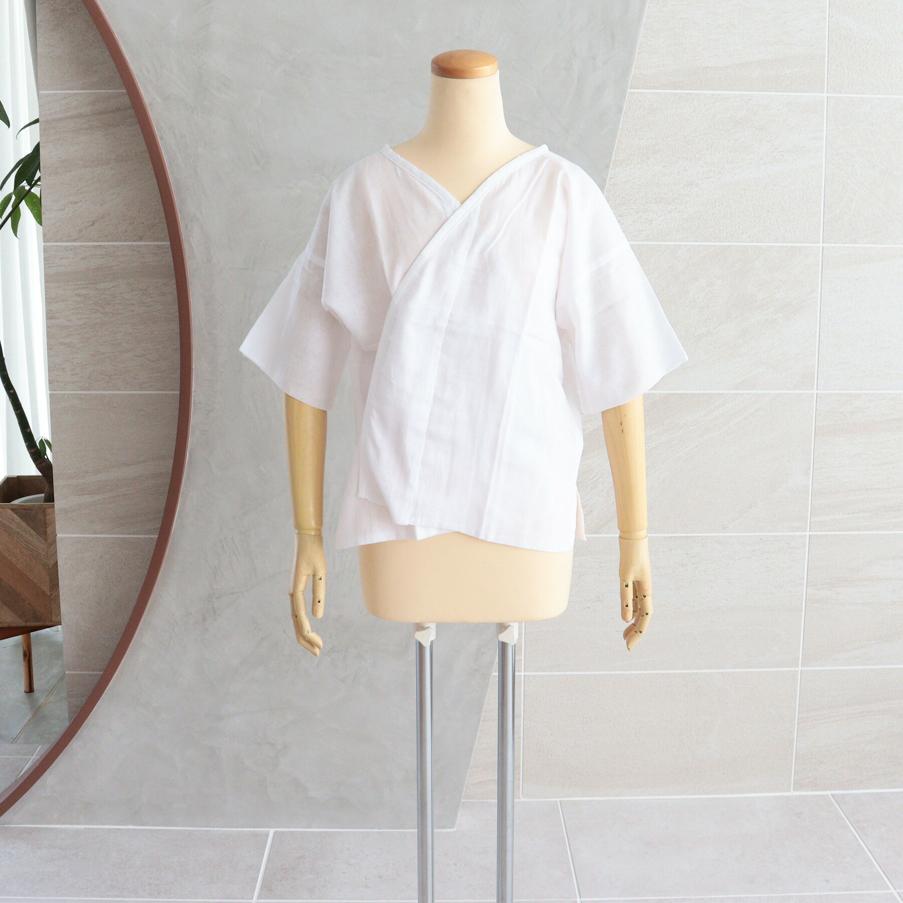 【1個までメール便可能】 肌着（上） Mサイズ/Lサイズ 肌着 日本製 着付け小物 無地 和装小物 白系 女..