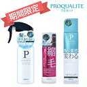プロカリテ ヘアメイクお試しセット/まっすぐうるおい水 縮毛ジュレ ヘアメンテナンスエマルジョン 寝ぐせ直しウォーター トリートメント 洗い流さないトリートメント うねり髪 くせ毛 天然パーマ ストレート パサつき 乾燥 髪の広がり 湿気ブロック マスク蒸れ お得セット