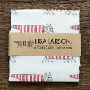 中川政七商店 かや織 ふきん LISA LARSON マイキー レッド [蚊帳 生地 かや生地 かや織り かや ふきん フキン 布巾 吸水 キッチンクロス キッ...