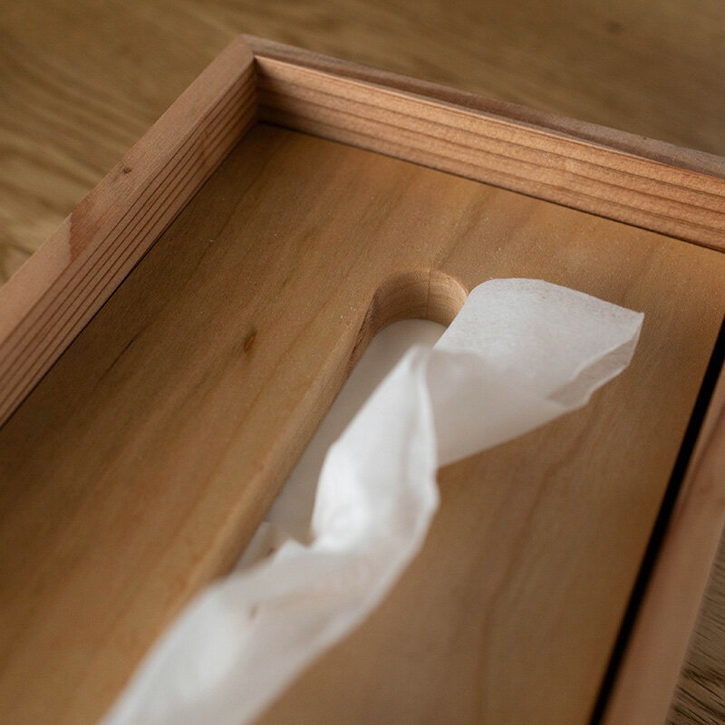 スギのティッシュケース 桜 土佐龍 [ティッシュ ケース ボックス ティッシュボックス 木製 おしゃれ ふたつき 蓋付き おうち 日本製] [2]