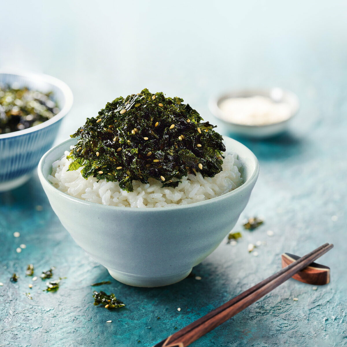 韓国味付けのりフレーク 80g x 3袋 イェマッ食品 ごはん おかず 伝統 ビビンバ Seaweed 味付け 甘口 ジッパー付き袋