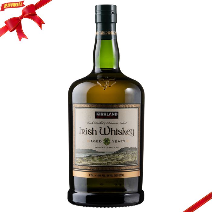 カークランドシグネチャー アイリッシュ ウイスキー 1750 ml Kirkland Signature Irish Whiskey 1750 ml アイリッシュウイスキーは、蒸留してアイルランドで熟成させる必要があります。 麦芽入りの穀物、通常は大麦が含まれている必要があります。 また、生産者はさまざまなスタイル（シングルモルト、ポットスチール、グレイン、ブレンド）を作るために、使用するスチルの種類と穀物の組み合わせに関して厳しいガイドラインに従う必要があります。最後の1つは他の2つ以上のスタイルのブレンドであり、アイルランドで大人気。 味わい：クリーミーなミルクチョコレートとパルマスミレが、焼きたてのモルトビスケットの微妙な味わいに支えられて、優しい柑橘系の味わいが前面に出てきます。 アイルランド 4年熟成 アルコール　40％ 原産国アイルランド内容量1750 mlタイプウイスキー 法律により20歳未満の酒類の購入や飲酒は禁止されており、酒類の販売には年齢確認が義務付けられています。カークランドシグネチャー アイリッシュ ウイスキー 1750 ml Kirkland Signature Irish Whiskey 1750 ml アイリッシュウイスキーは、蒸留してアイルランドで熟成させる必要があります。 麦芽入りの穀物、通常は大麦が含まれている必要があります。 また、生産者はさまざまなスタイル（シングルモルト、ポットスチール、グレイン、ブレンド）を作るために、使用するスチルの種類と穀物の組み合わせに関して厳しいガイドラインに従う必要があります。最後の1つは他の2つ以上のスタイルのブレンドであり、アイルランドで大人気。 味わい：クリーミーなミルクチョコレートとパルマスミレが、焼きたてのモルトビスケットの微妙な味わいに支えられて、優しい柑橘系の味わいが前面に出てきます。 アイルランド 4年熟成 アルコール　40％ 原産国アイルランド内容量1750 mlタイプウイスキー 法律により20歳未満の酒類の購入や飲酒は禁止されており、酒類の販売には年齢確認が義務付けられています。