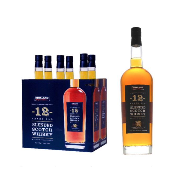 雑貨通販店ユートピアのカークランド シグネチャー スコッチウイスキー ブレンド 12年熟成 1750ml｜アングル3