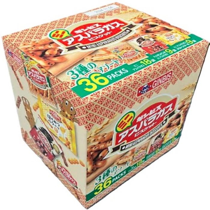 ミニアスパラガスビスケット 3種アソート 36パック入り