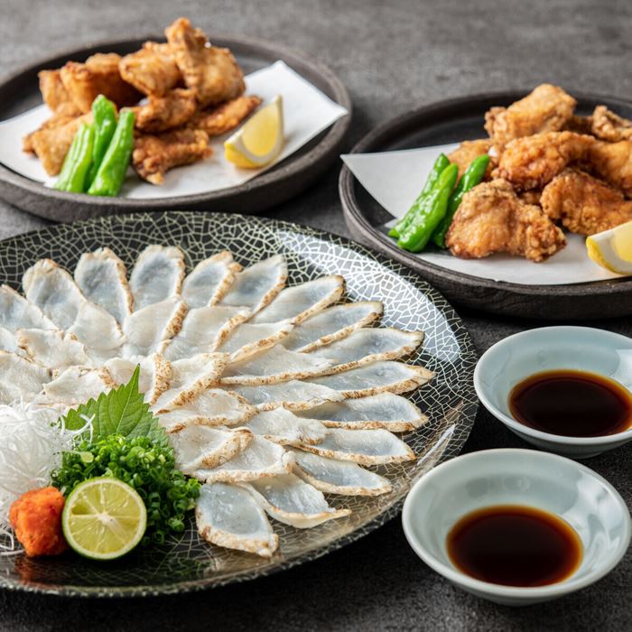 (冷凍) 天然まふぐセット（炙り刺身・唐揚げ）
