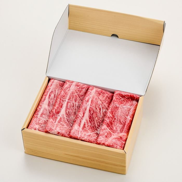 雑貨通販店ユートピアの(冷凍) 米沢牛 肩すき焼用 400g｜アングル2